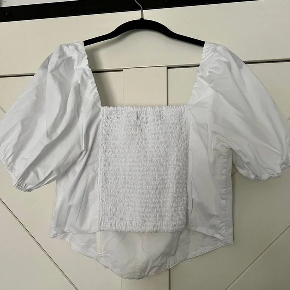 Abercrombie and Fitch white corset top - Picture 3 of 3